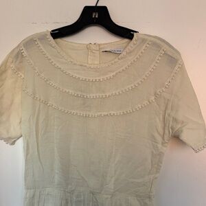 & Other Stories Cream Midi Dress 6